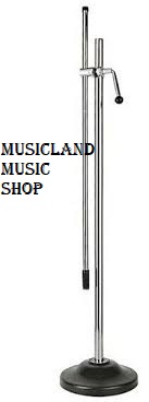 Round Base Microphine Stand Chrome
